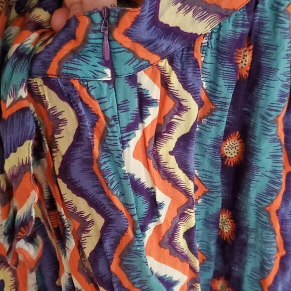 Love Riche Strapless Colorful Ikat Tie Back Mini Dress - Picture 6 of 12